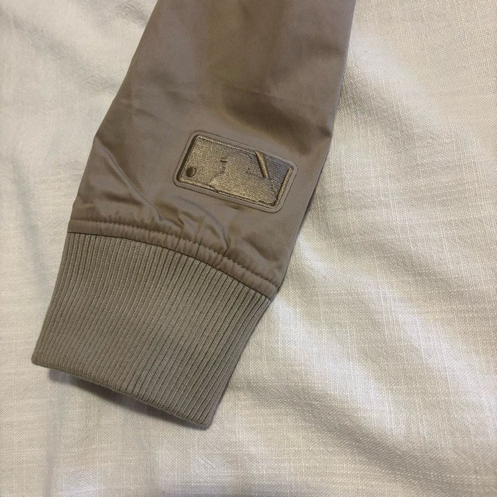 Pro Standard Texas Rangers Neutral Bomber Jacket - Picture 5 of 12